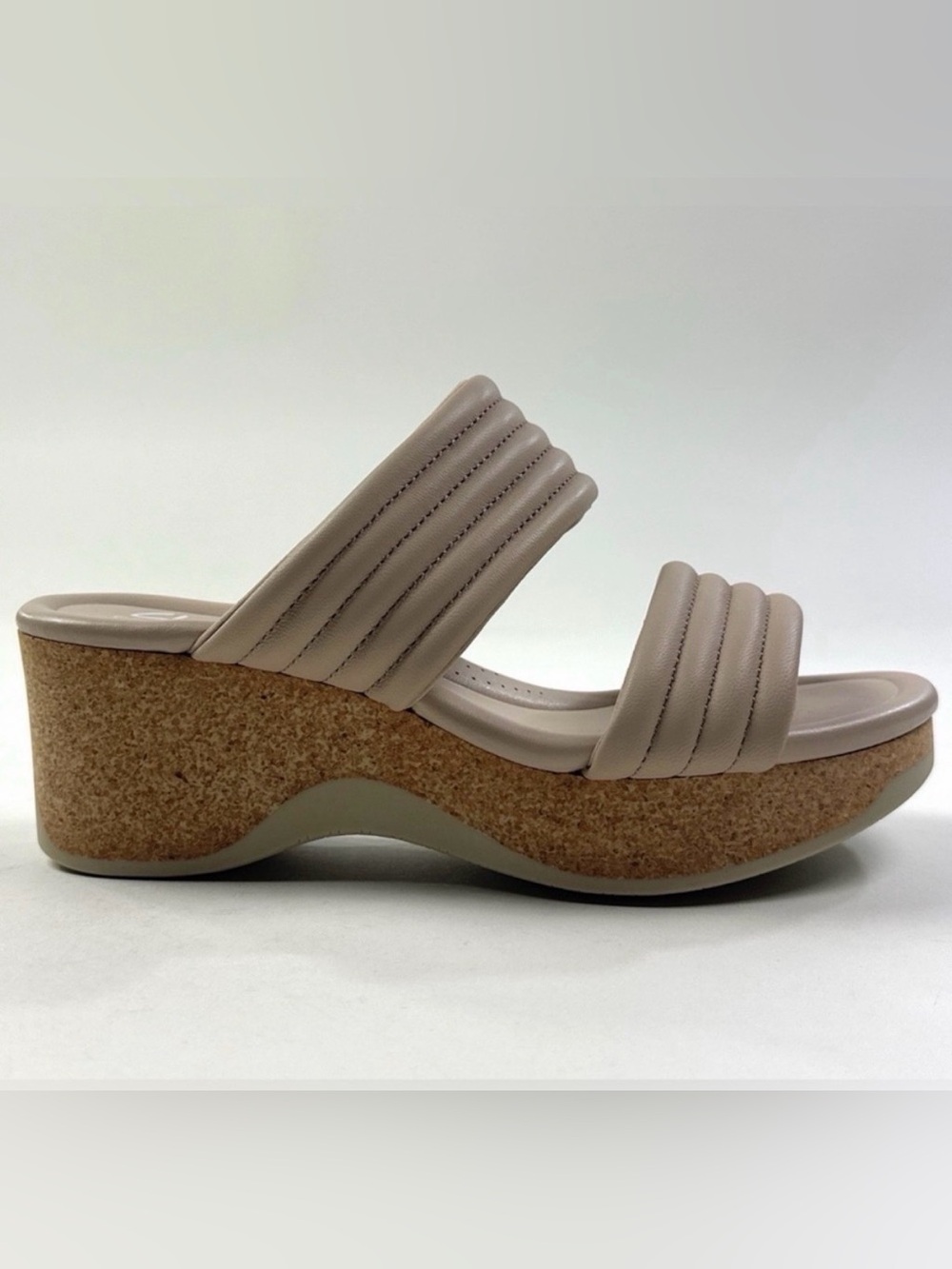 Clarks Chelseah Path Sand Leather Womens Wedge Sandals Comfort 26177068